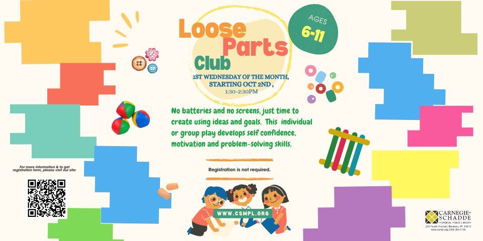 Loose Parts Club, Ages 6 to 11