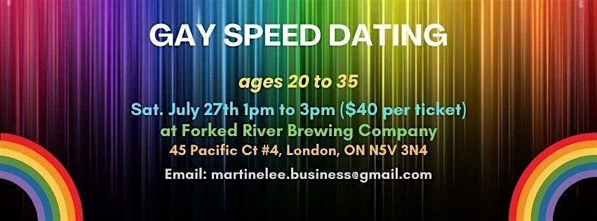 Gay Speed Dating (men around ages 20 to 35)
