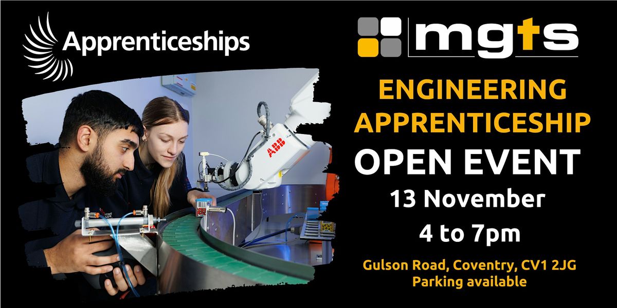 MGTS Coventry Engineering Apprenticeship Open Event