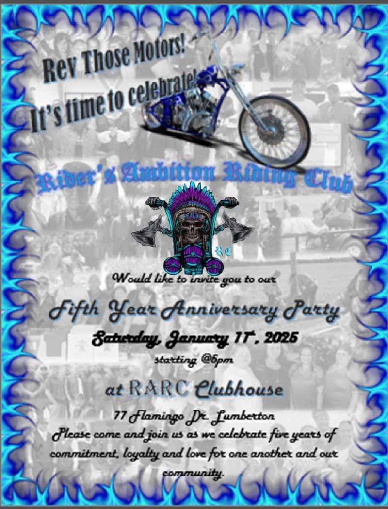 5th annual Riders ambition anniversary party