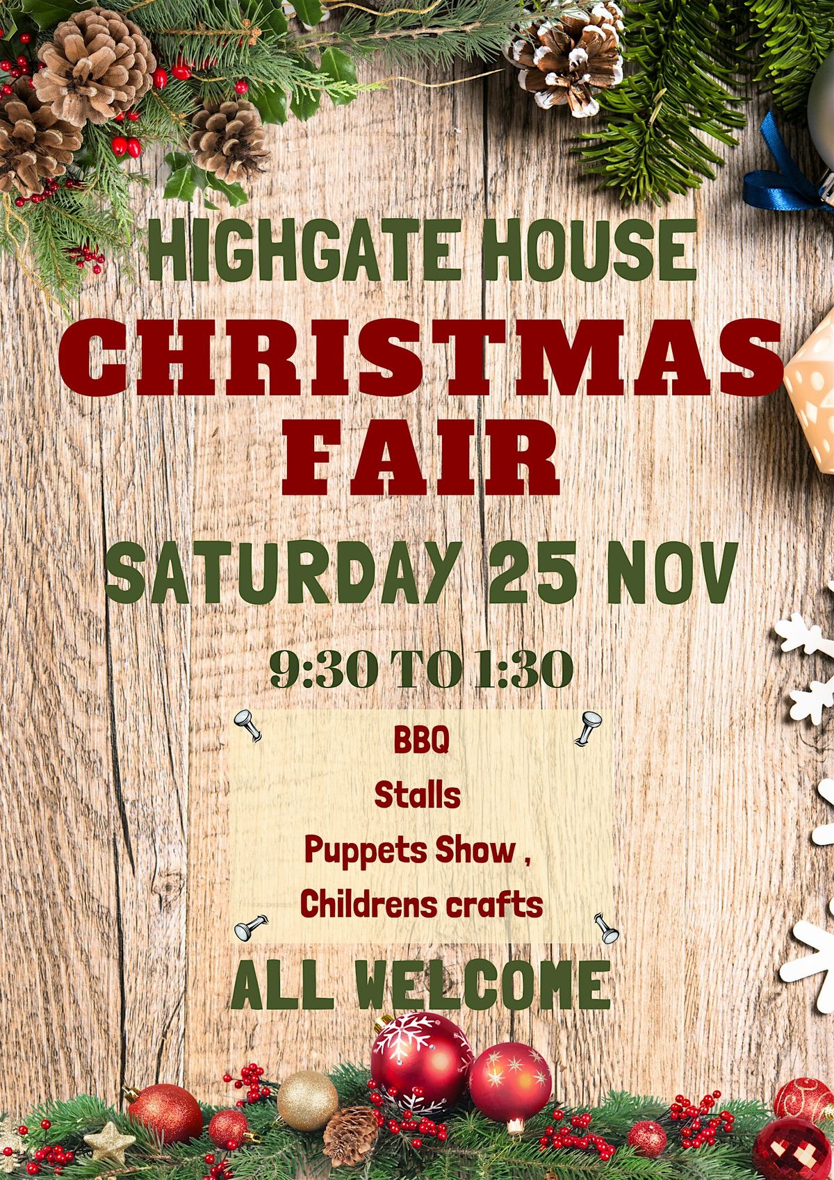 Christmas Fair - Highgate House School