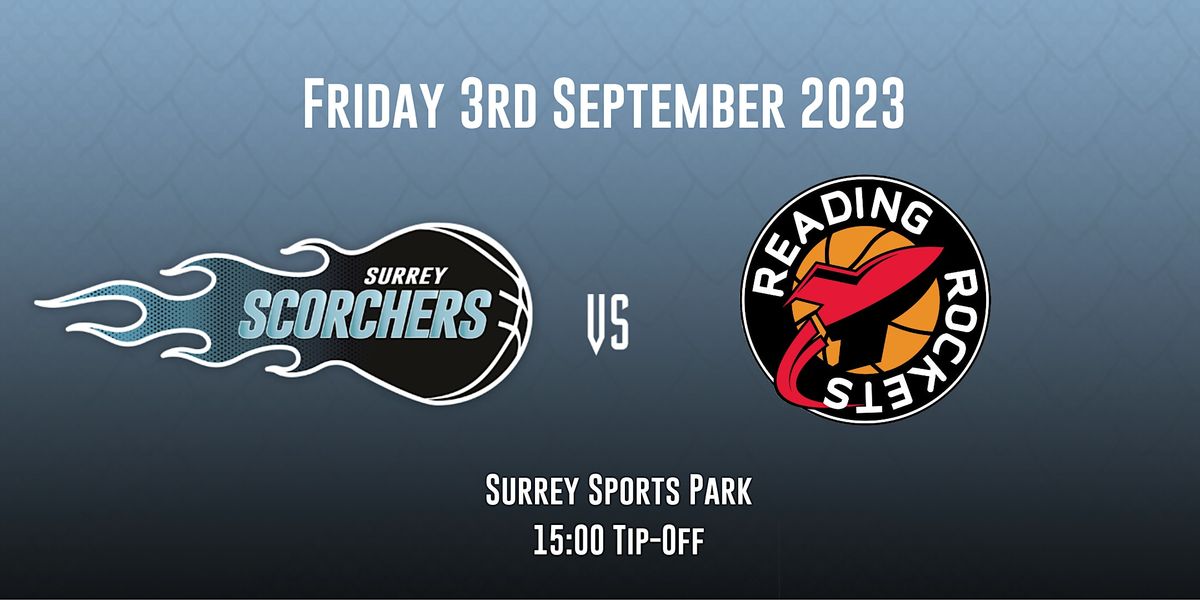 Reading Rockets Sponsors Pre Season - Surrey Scorchers v Reading Rockets- Surrey Sports Park ...