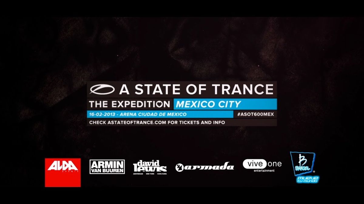 A State Of Trance by Armin Van Buuren Ciudad de M\u00e9xico Tickets