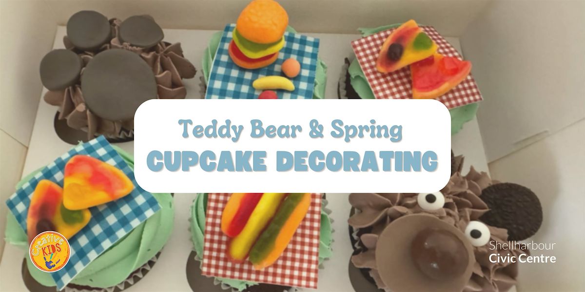 Teddy Bear Cupcake Decorating (10am to 10:45am)