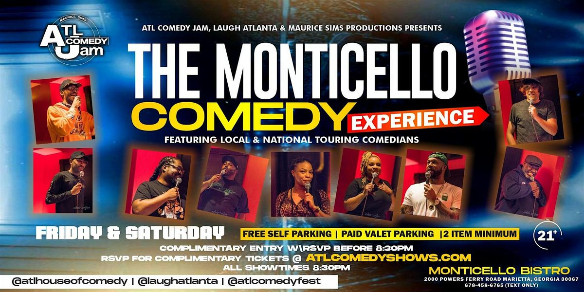 RSVP for The Monticello Comedy Experience