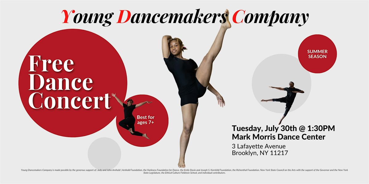 Young Dancemakers Company Performance at Mark Morris Dance Center