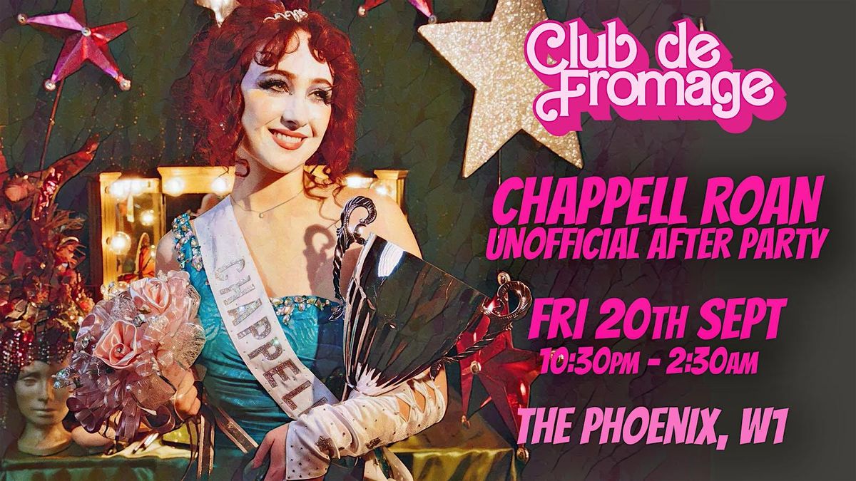 Club de Fromage - 20th September: Chappell Roan Unofficial Party