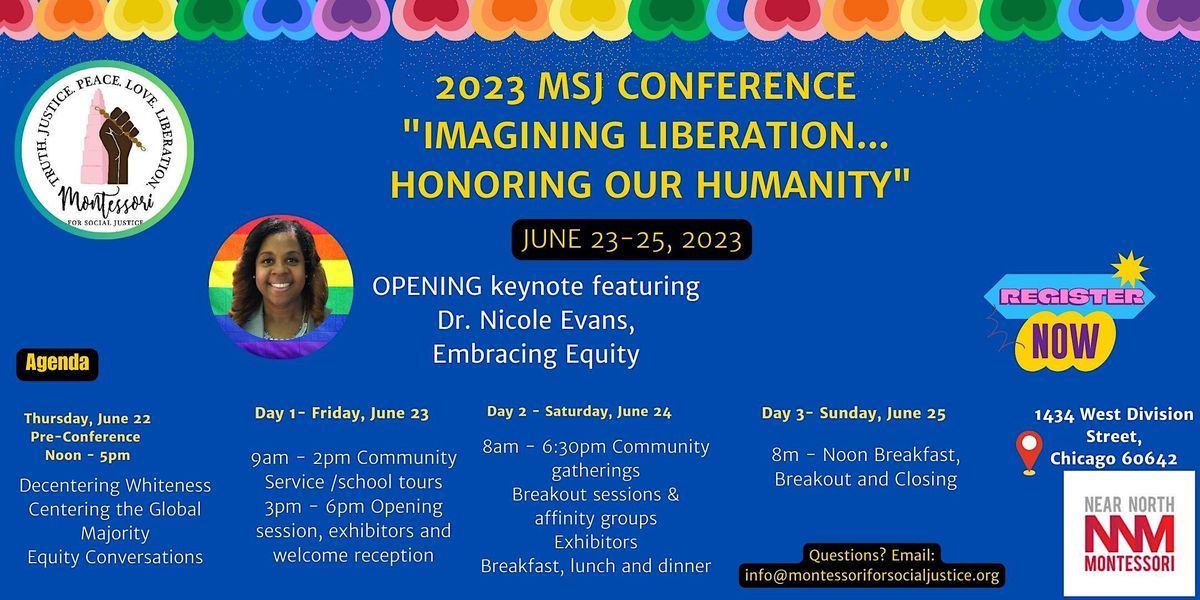 2023 MSJ Conference "Imagining Liberation... Honoring our Humanity"