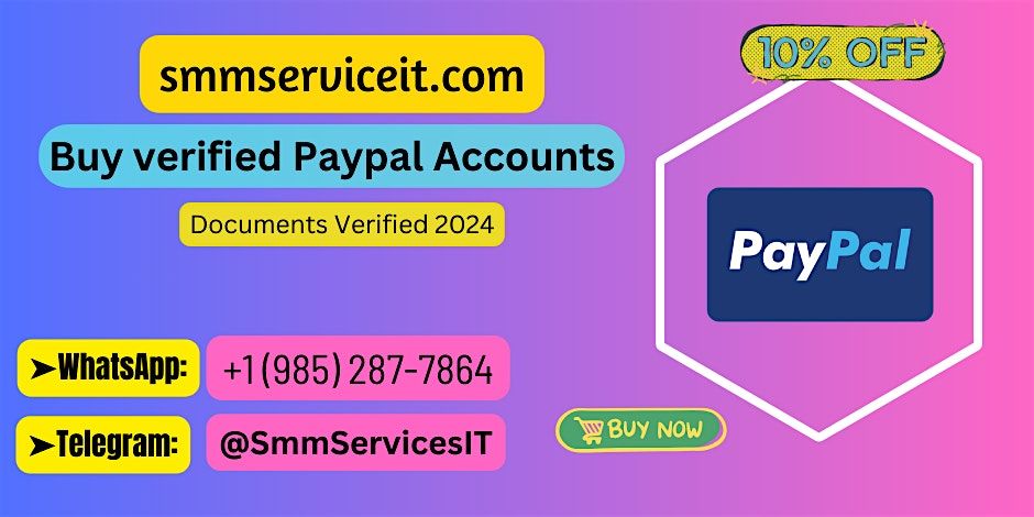 Buy Verified PayPal Accounts - Personal & Business
