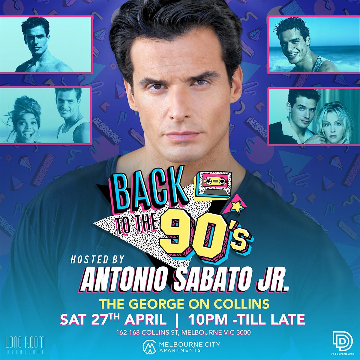 Back to the 90s Hosted by Antonio Sabato Jnr