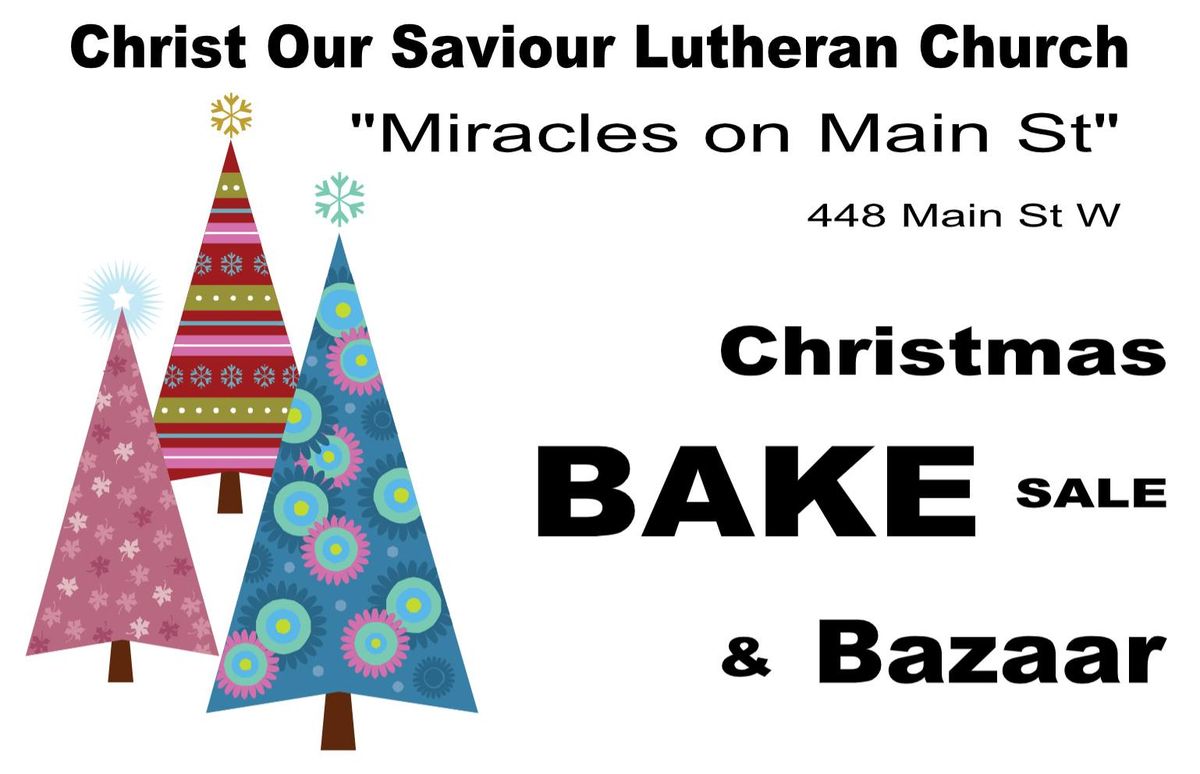 Christmas Bake Sale & Bazaar