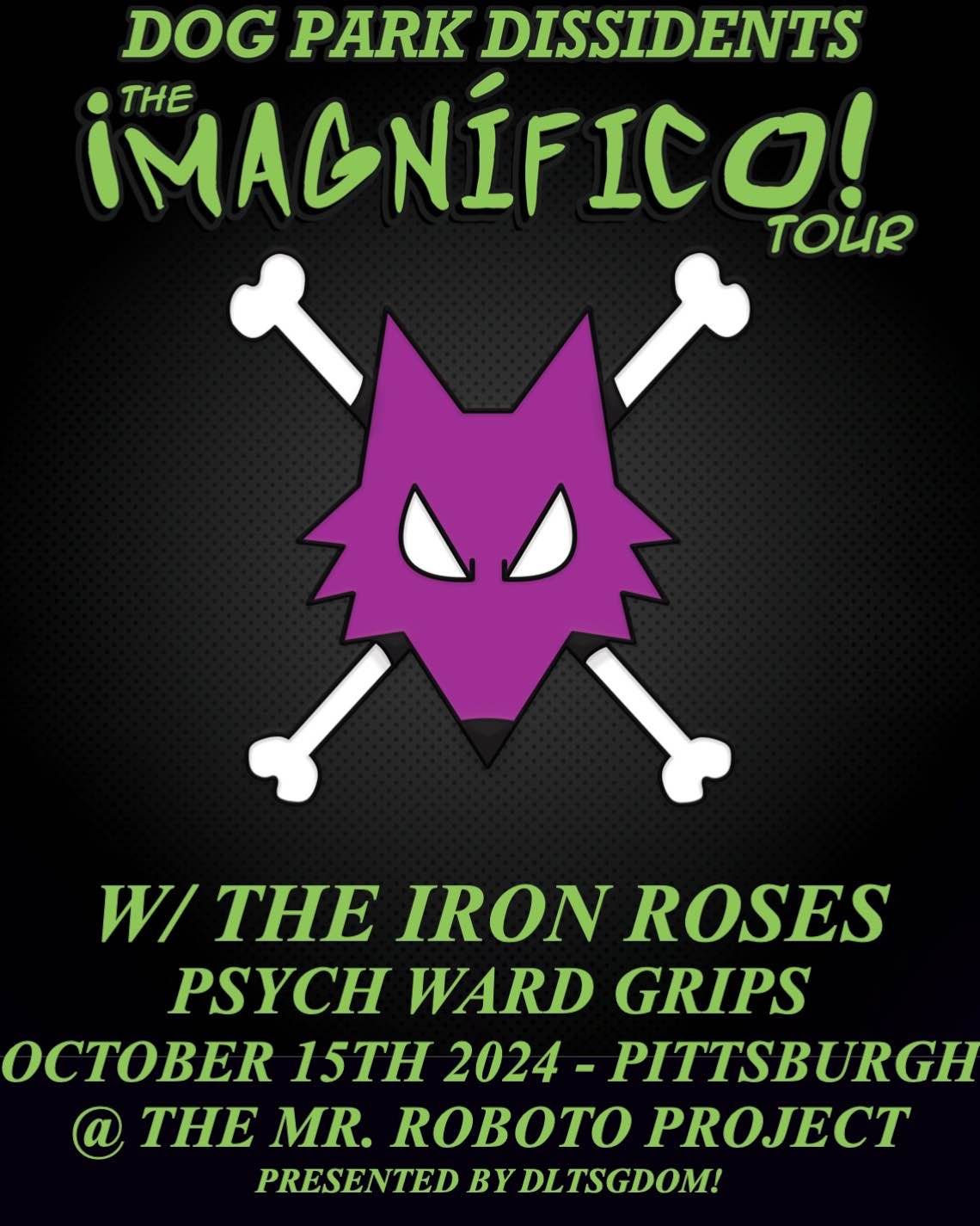 Dog Park Dissidents w\/ The Iron Roses + Psych Ward Grips at Roboto