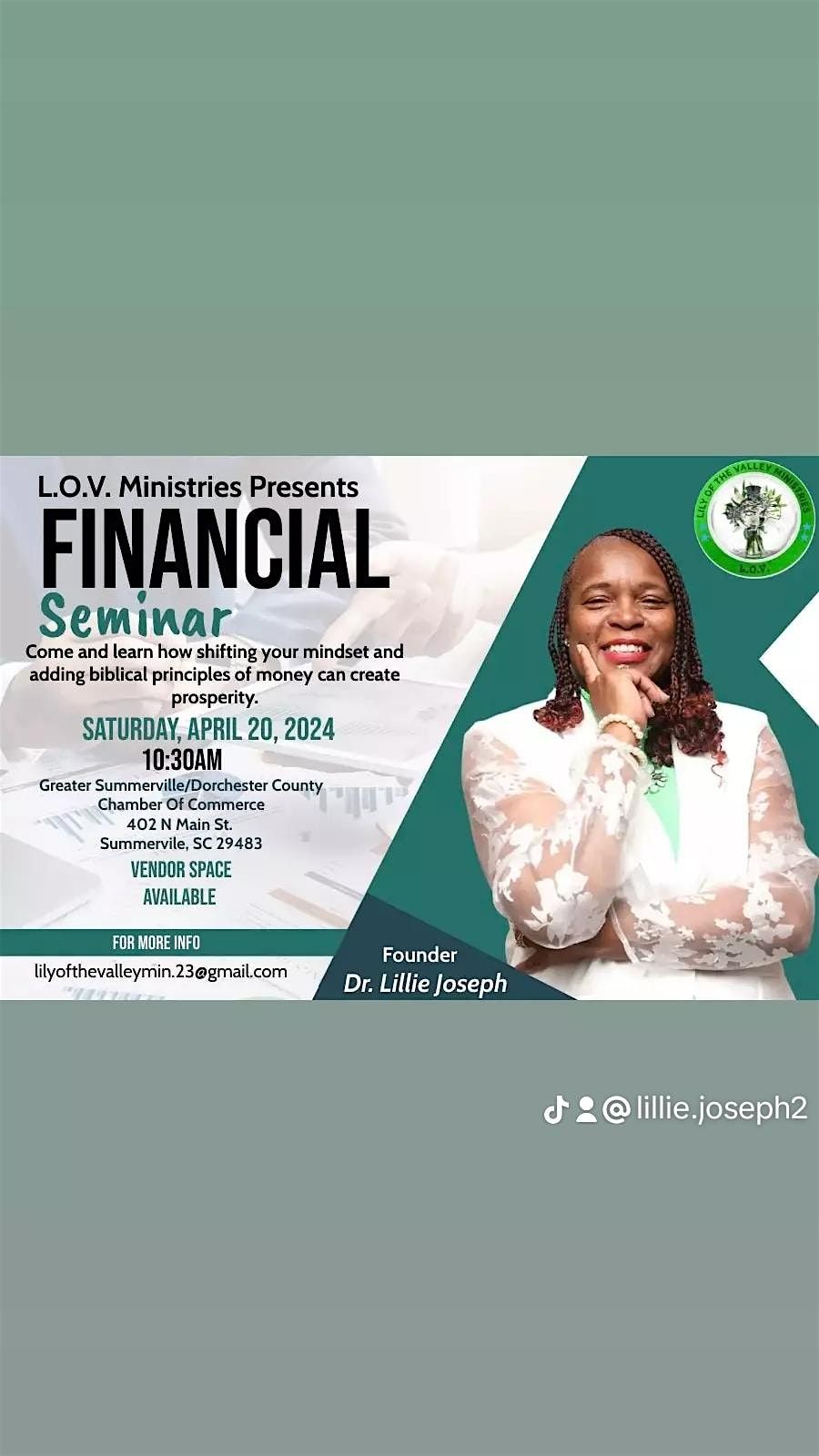 Lily of the Valley Ministries Financial Seminar