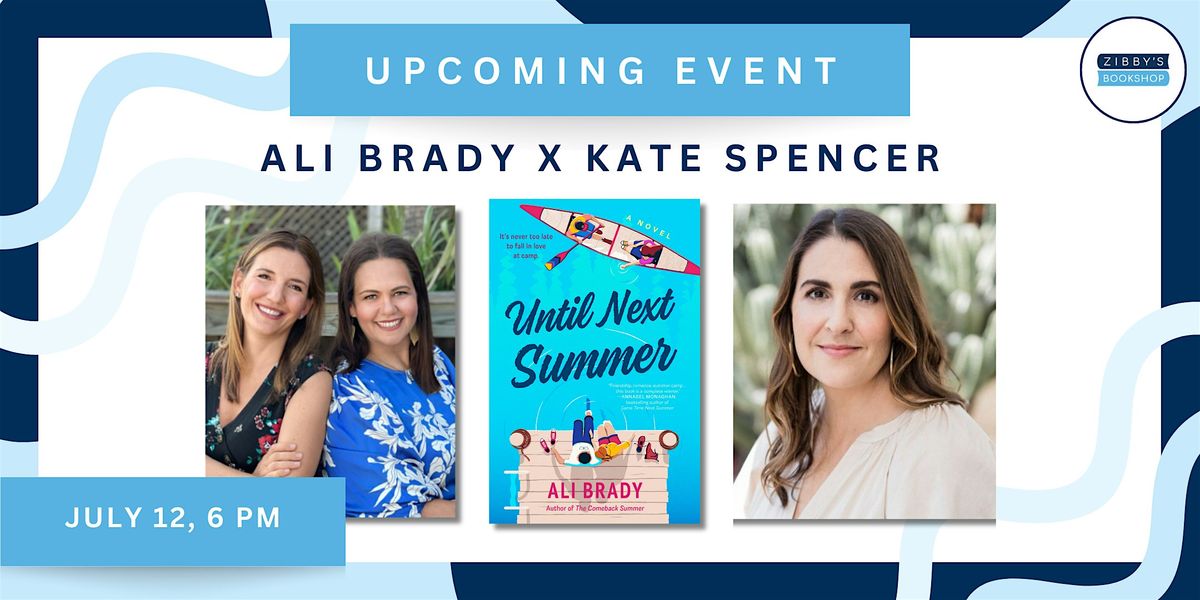 Author event! Ali Brady and Kate Spencer