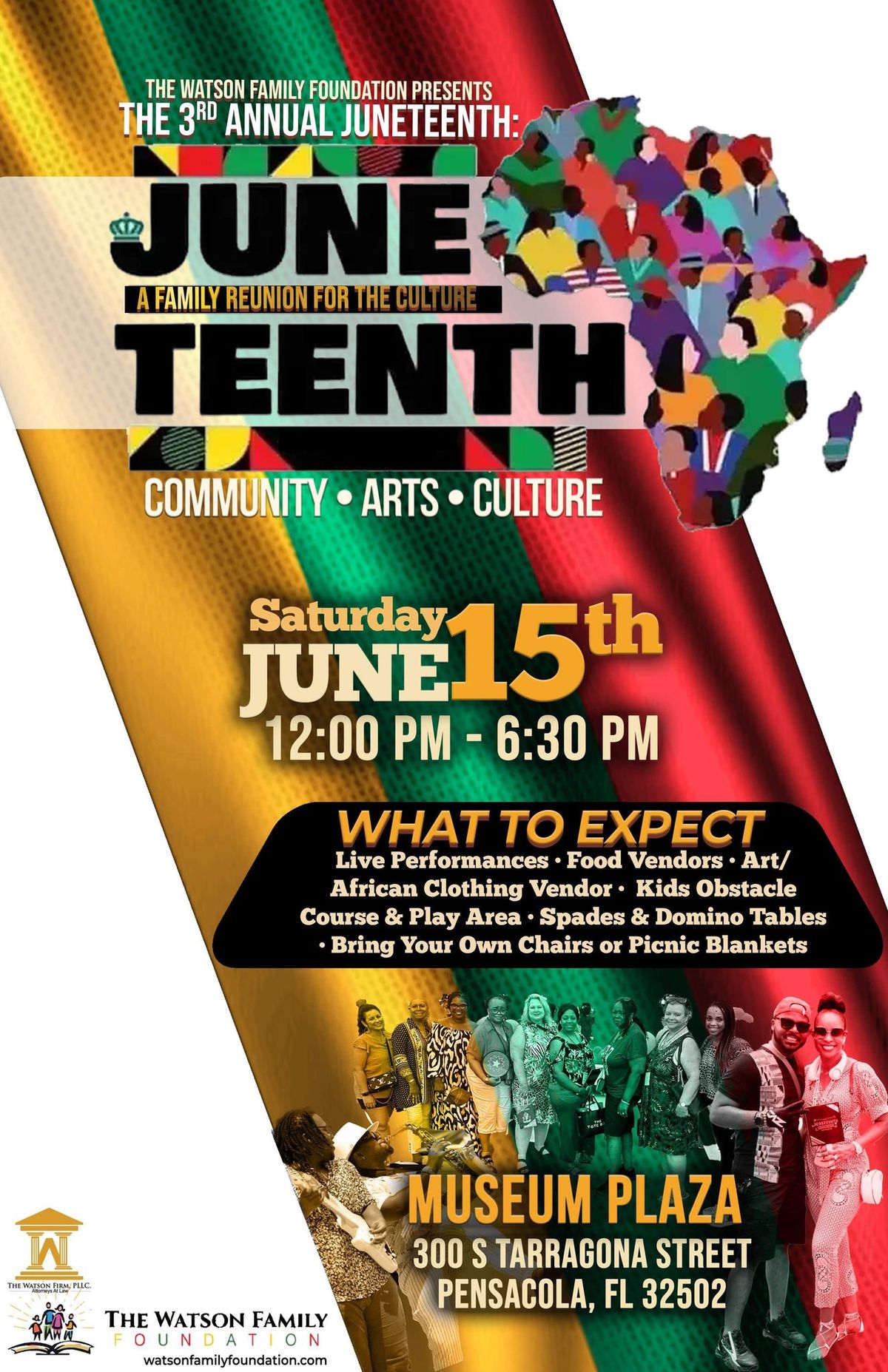 The Watson Family Foundation Presents the 3rd Annual Juneteenth: A Family Reunion for the Culture