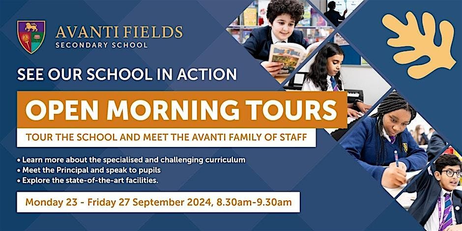 Avanti Fields Secondary School Tours