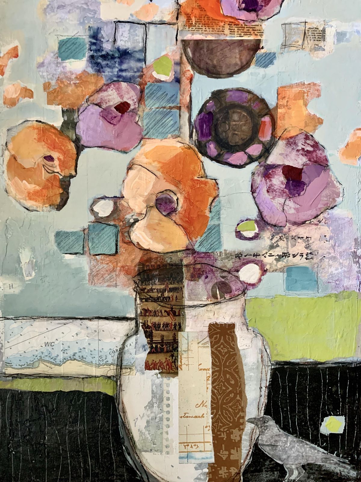 Building Layers In Your Mixed Media Artwork