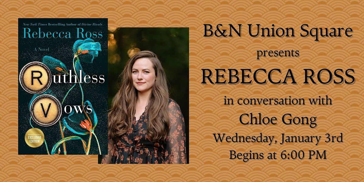 Rebecca Ross celebrates RUTHLESS VOWS at B&N Union Square