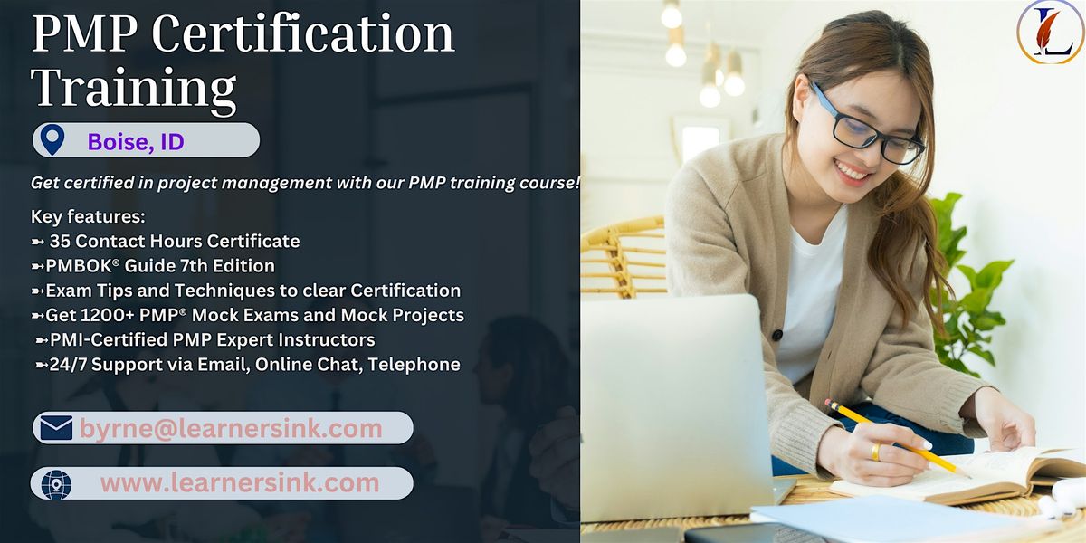 4 Day PMP Training Bootcamp in Boise, ID