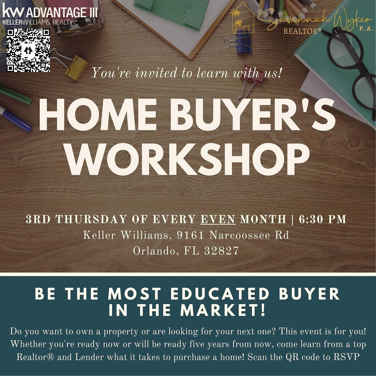 August Home Buyer's Workshop