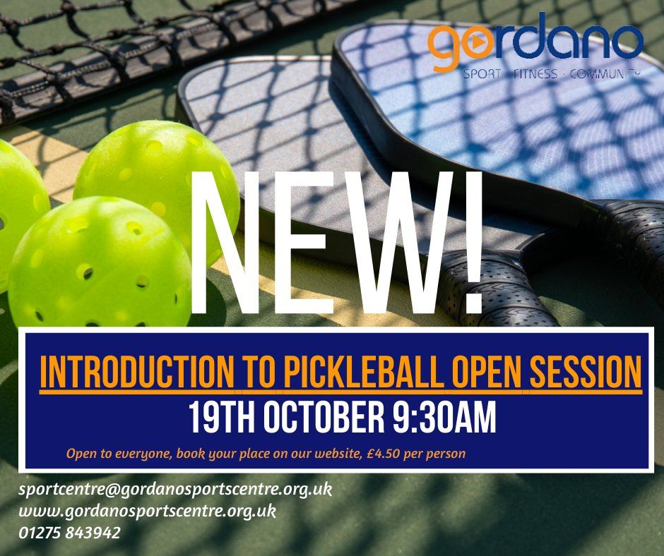 Introduction to Pickleball Open Session