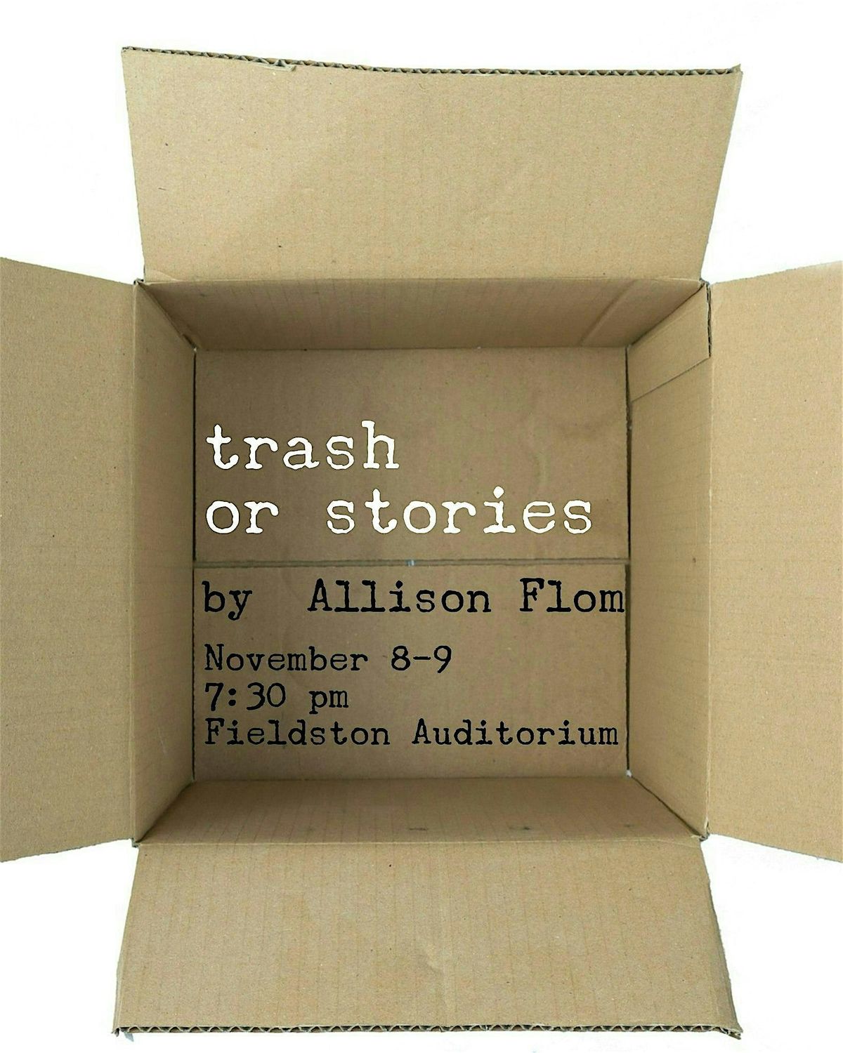 TRASH OR STORIES SATURDAY