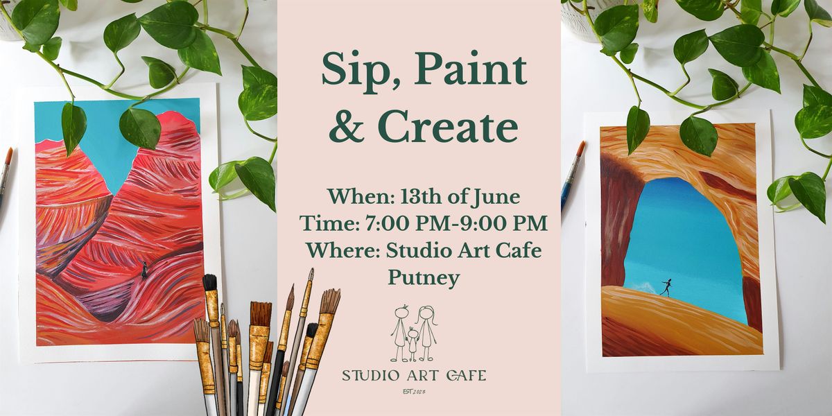 Sip, Paint & Create, 114 Upper Richmond Rd, London, 13 June 2024