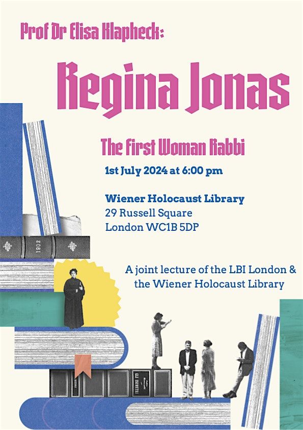 Woman Rabb Rabbi Prof Dr Elisa Klapheck: Regina Jonas - the first woman Rabbi, The ...