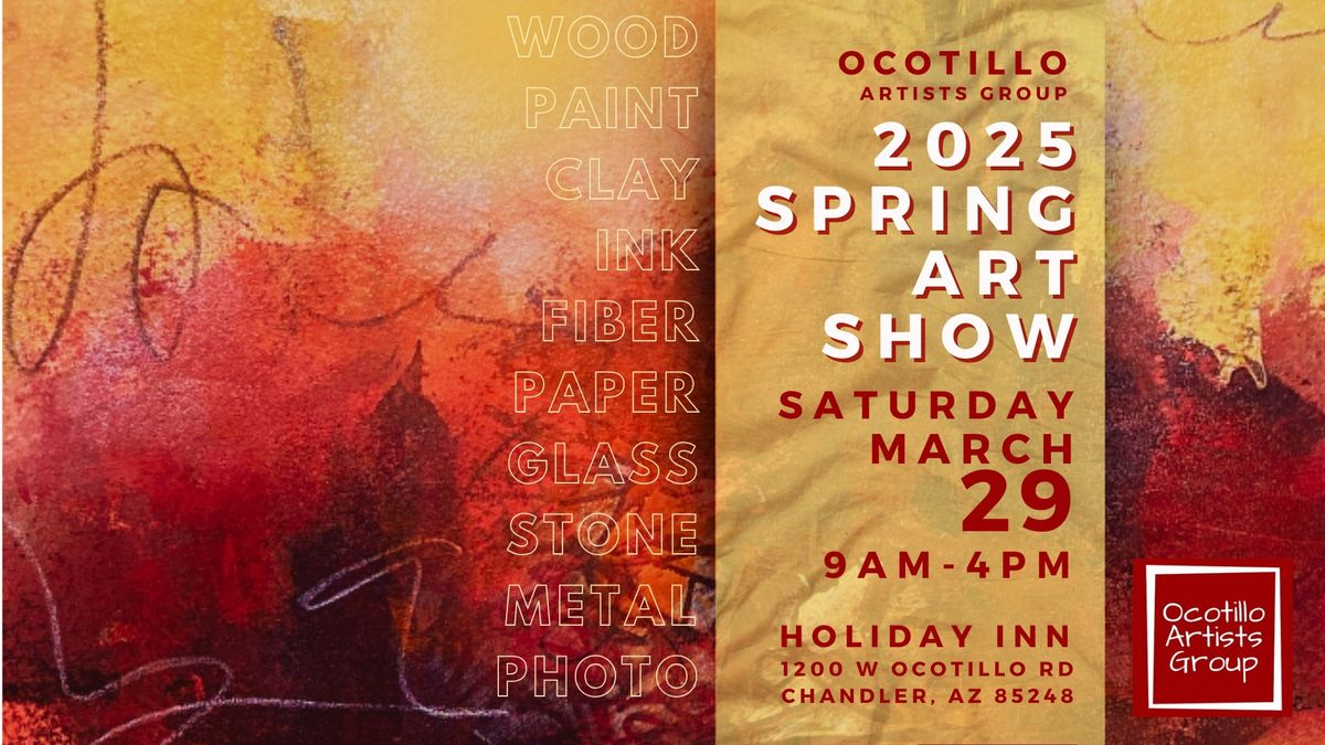 Ocotillo Artist Group Spring Indoor Art Show