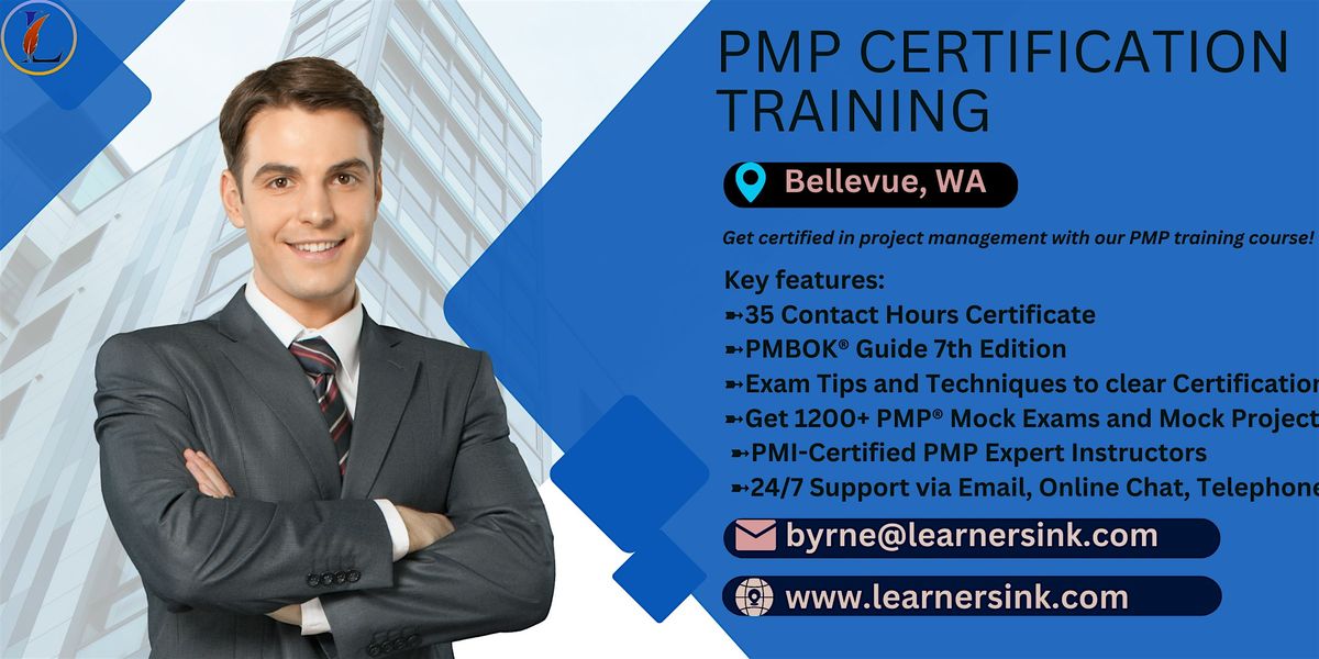 4 Day PMP Training Bootcamp in Bellevue, WA