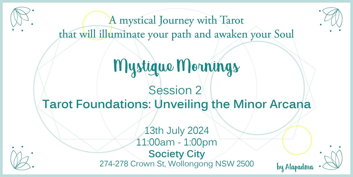 Mystique Mornings Tarot Foundations: Unveiling the Minor Arcana