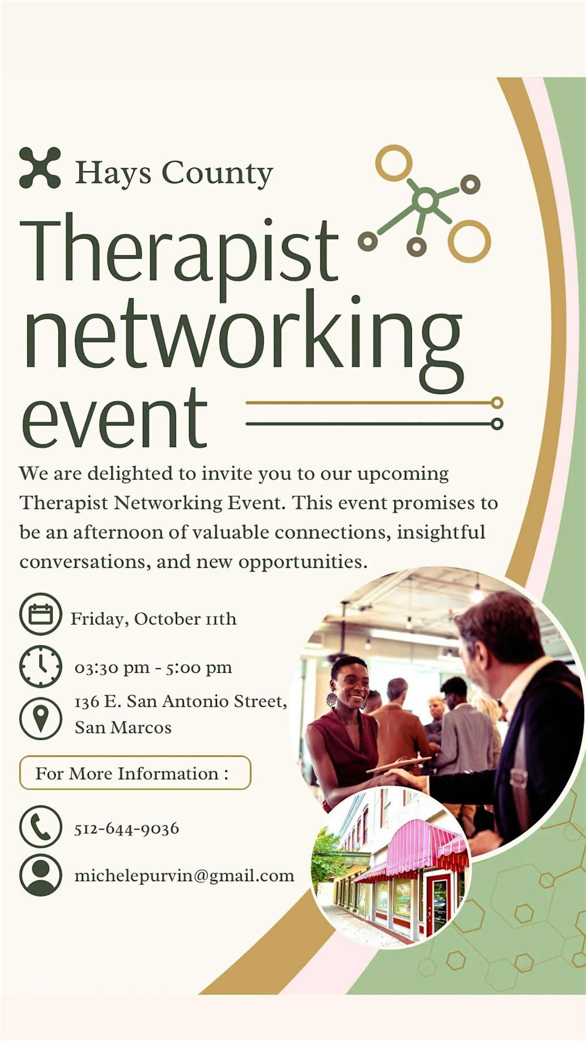 Hays County Therapist Networking Event