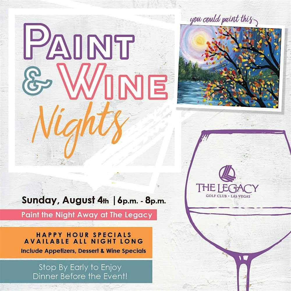 Paint & Wine Night @ The Legacy Golf Club