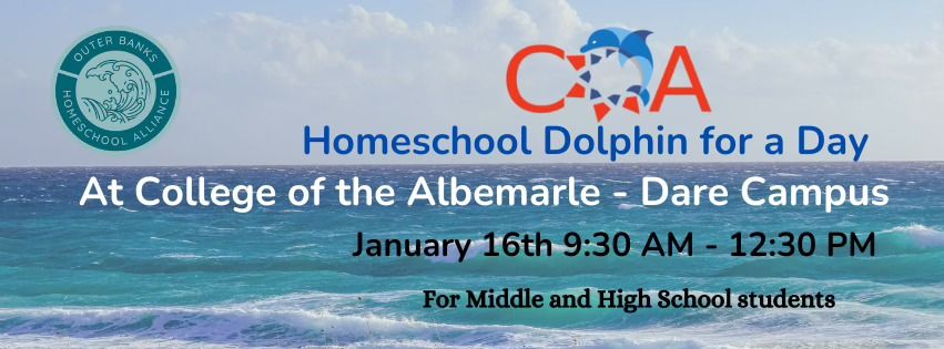 Homeschool - Dolphin For a Day at COA