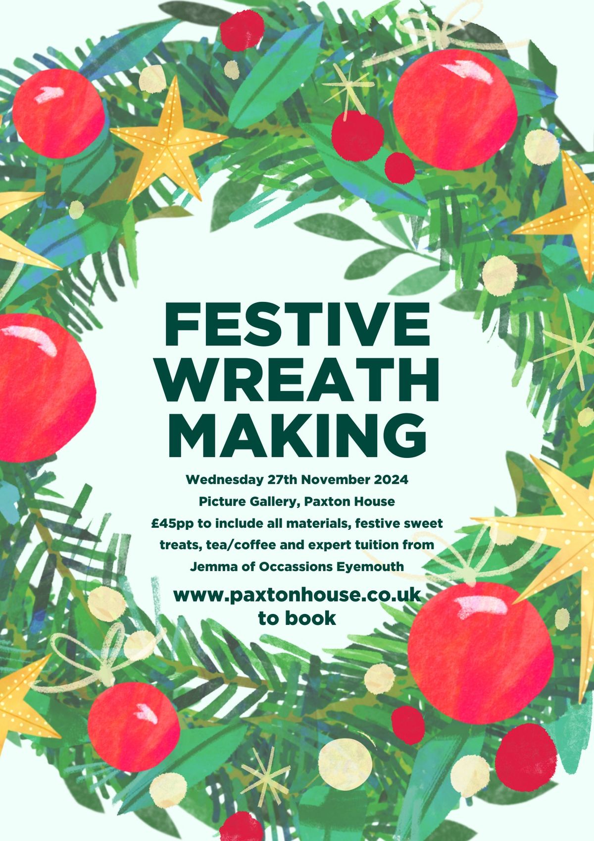 Festive Wreath Making with Occasions of Eyemouth