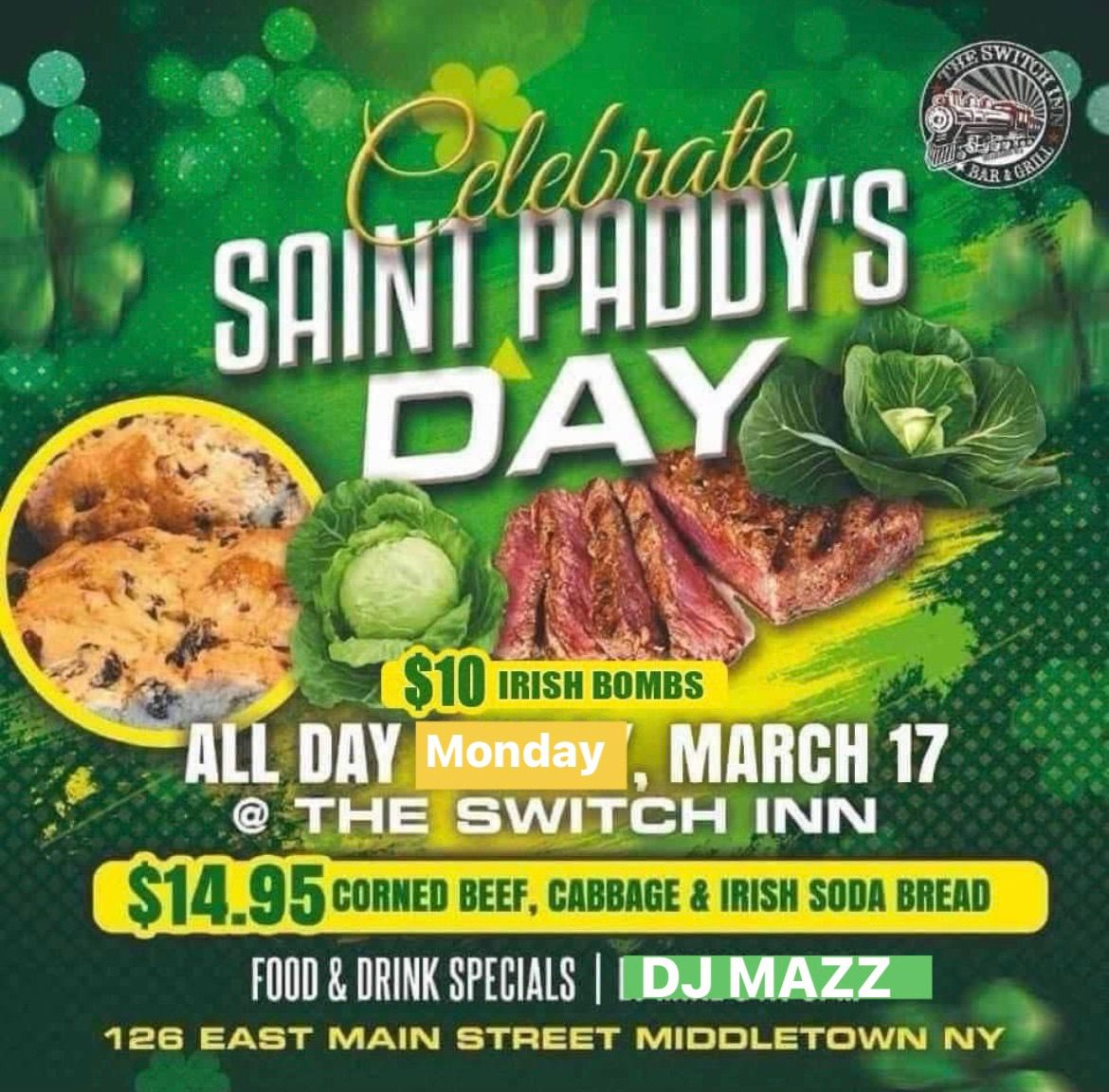 St Paddy\u2019s Day @ The Switch Inn