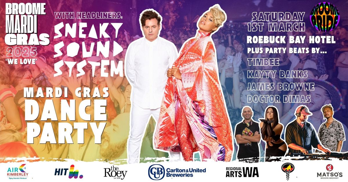 BMG25: Dance Party with headliners SNEAKY SOUND SYSTEM \ud83c\udf08