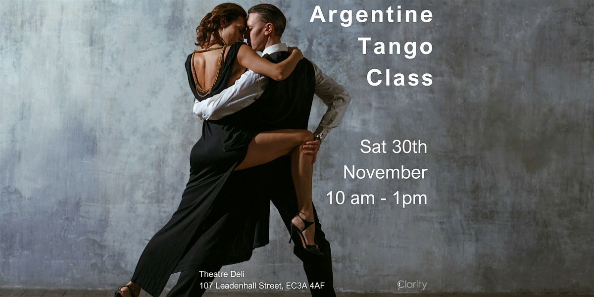 Argentine Tango Class (Beginners)