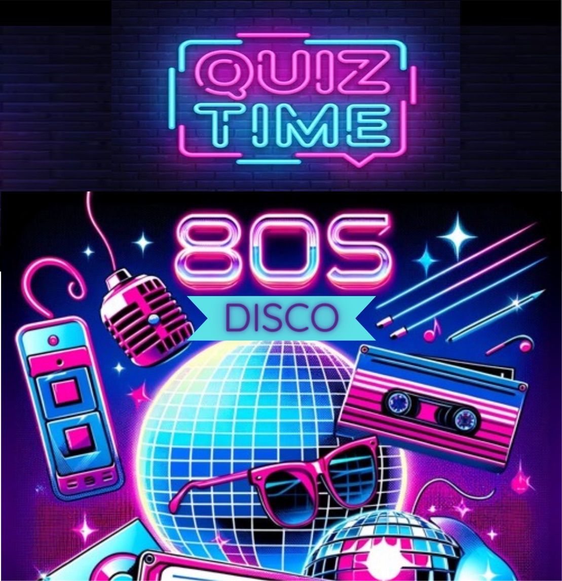 Charity Quiz & 80\u2019s Disco