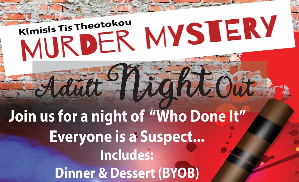 Murder Mystery Night with Dinner - BYOB