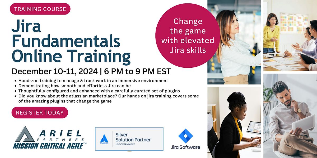 Jira Fundamentals Online Training - December 10-11, 2024