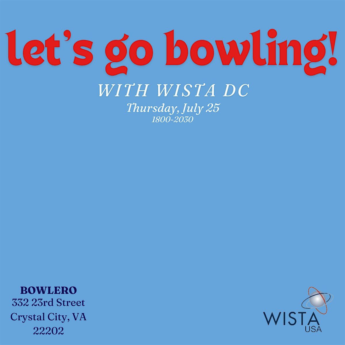Bowling with WISTA DC Metro