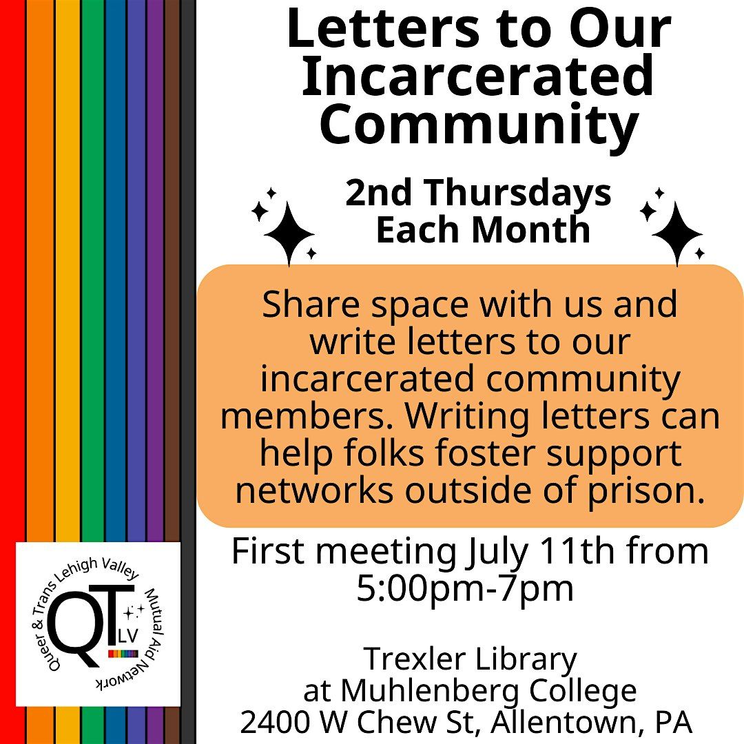 Letters to Our Incarcerated Community with QTLV