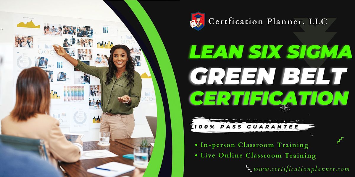 NEW LSSGB Certification Course with Exam Voucher in Dallas, TX