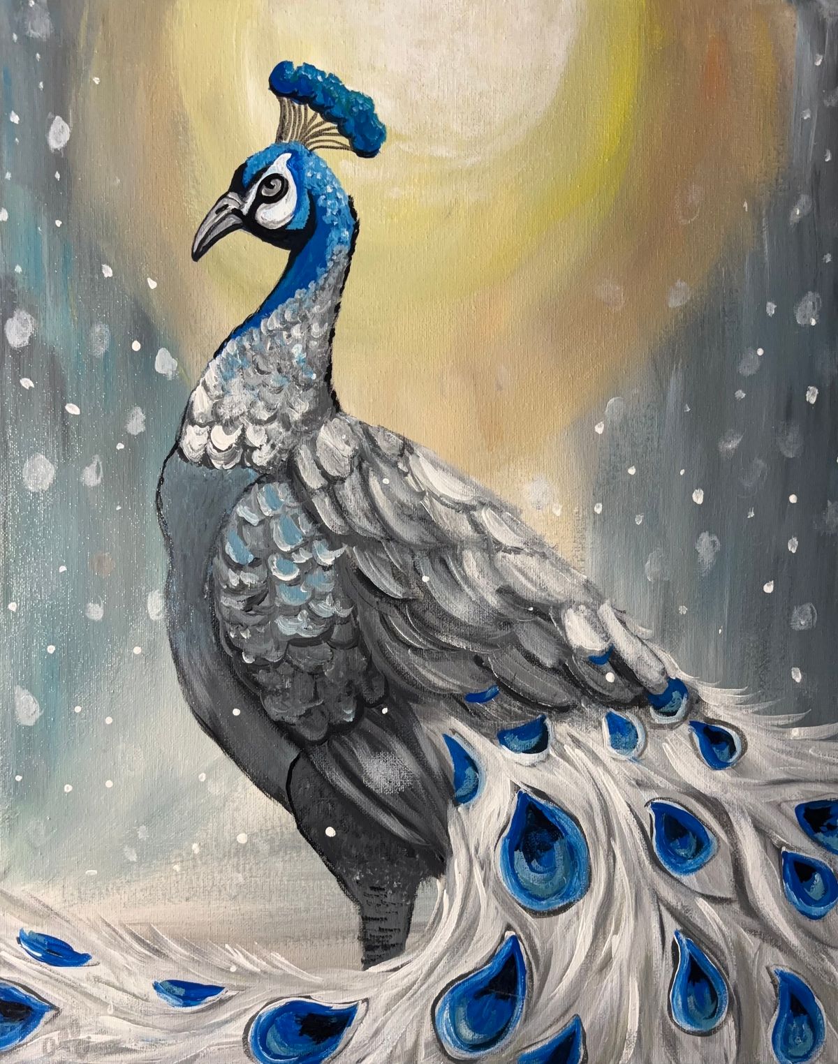 Winter Peacock