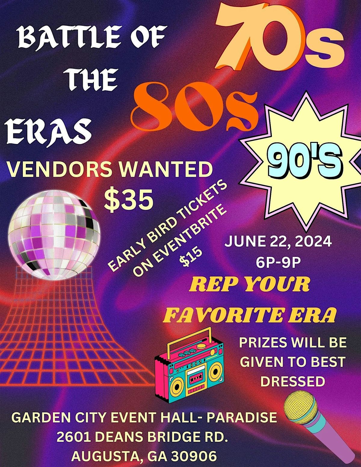 BATTLE OF THE 70s, 80s, and 90s ERA- REP YOUR FAVORITE ERA