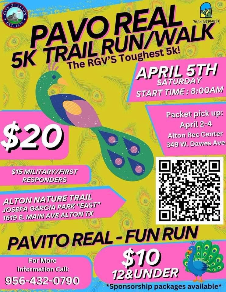 Alton\u2019s 3rd Annual Pavo Real 5K