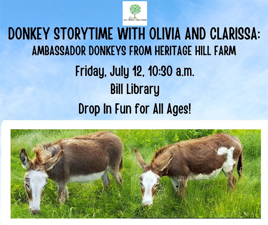 Donkey Storytime with Olivia and Clarisa