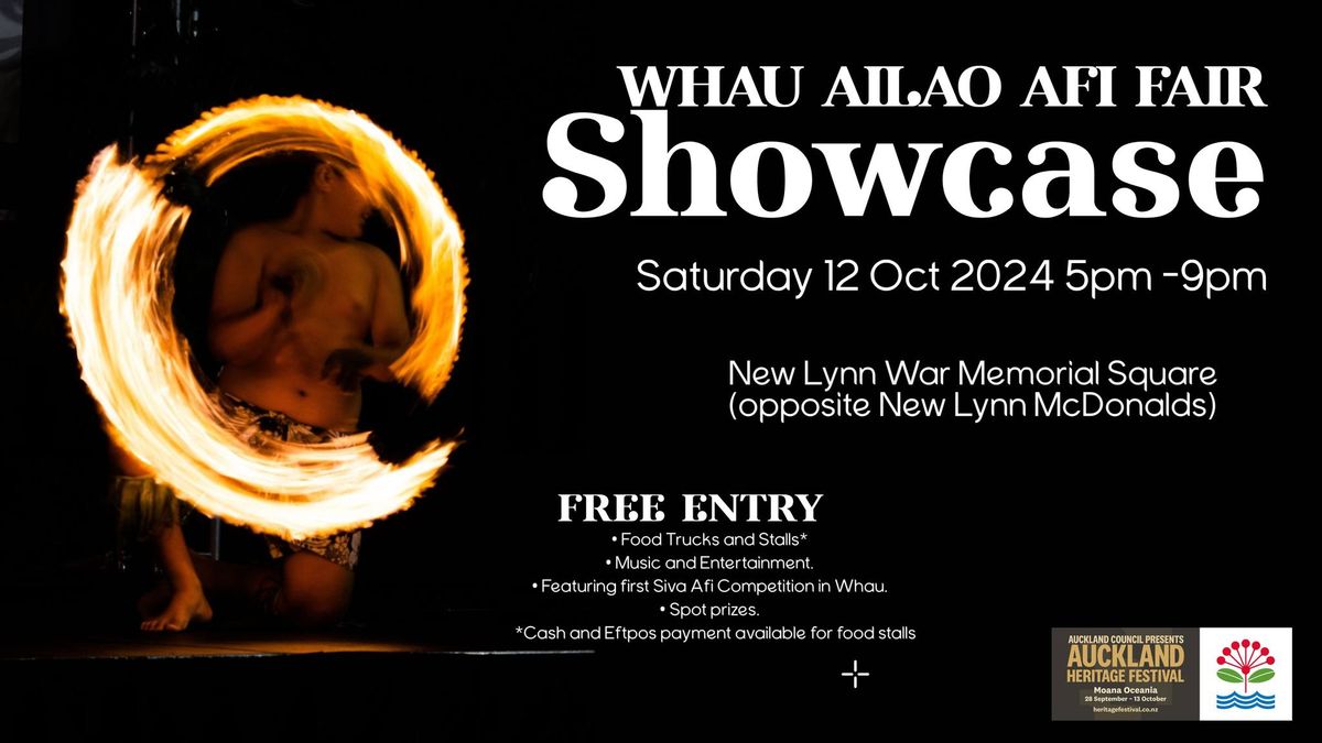 Whau Ailao Afi Fair \u2013 A Cultural Heritage Showcase