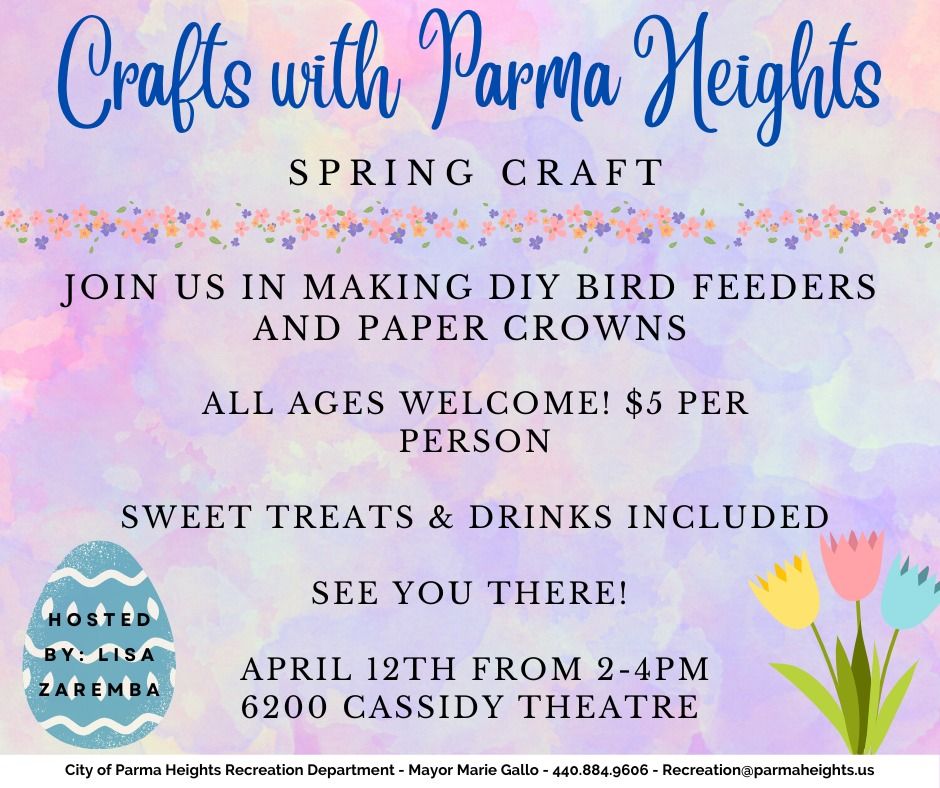 Spring-Themed Craft Event